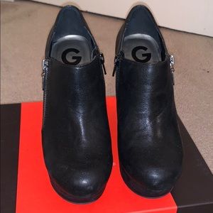 G by Guess Suede Leather Heeled Boots